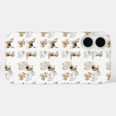犬の動物可愛いコルギブラウンボロンカ Case-Mate iPhoneケース (裏面 (横))