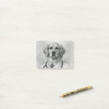 犬の医者ポートレート 動物病院ポストイット