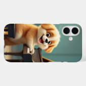 犬の協奏曲:ピアノの前足 Case-Mate iPhoneケース (裏面 (横))