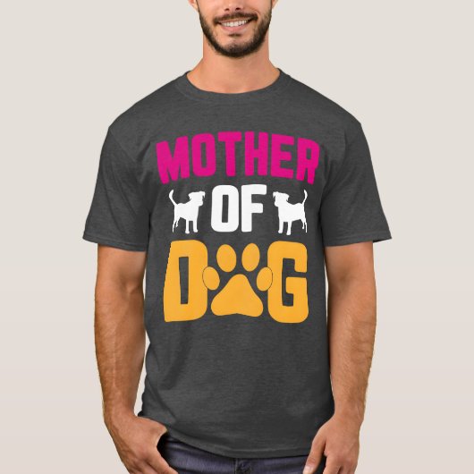 犬の友人の母 Tシャツ (正面)
