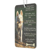 犬の友人 カーエアーフレッシュナー (左)