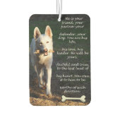 犬の友人 カーエアーフレッシュナー (裏面)