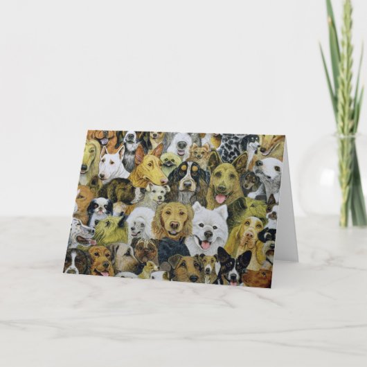 犬の友人 カード (正面)