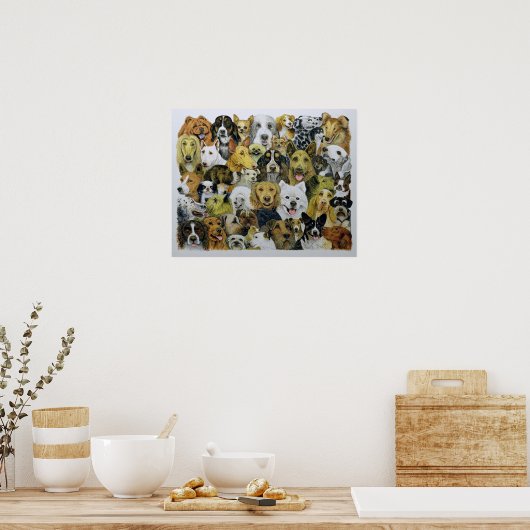 犬の友人 ポスター (キッチン)