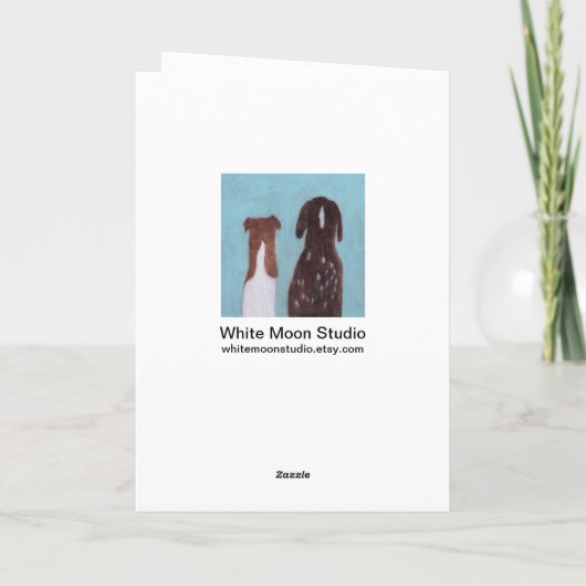 犬の友人-緑 カード (裏面)