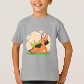 犬の友人 Tシャツ (正面)