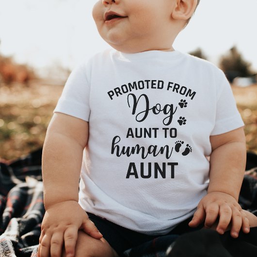 犬の叔母から人間の叔母に昇進した ベビーボディスーツ