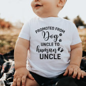 犬の叔父から人間の叔父に昇進する ベビーボディスーツ