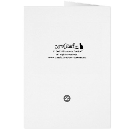 犬の可愛いカードをお許し (裏面)