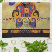 犬の台所タオル キッチンタオル (折り畳み)