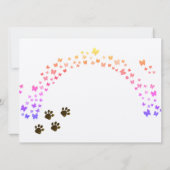 犬の同情カード (裏面)