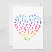 犬の同情カード 招待状 (裏面)