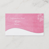 犬の名刺:: ヨークシャのヨークシャーテリア 名刺 (裏面)