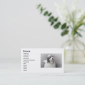 犬の名刺 名刺 (スタンド正面)