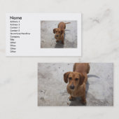 犬の名刺 名刺 (正面/裏面)