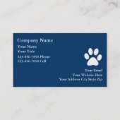 犬の名刺 名刺 (裏面)