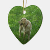 犬の名前のオーナメント セラミックオーナメント (左)