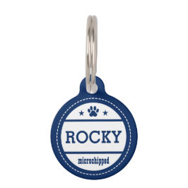 犬の名前のMicrochipped青い呼出し私の人々 ペット　ネームタグ