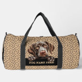 犬の名前を追加する名前，ドイツ語の短いポインタ ダッフルバッグ (正面)