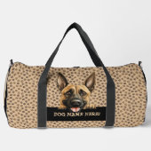 犬の名前を追加する名前，ベルギーのマリノワ ダッフルバッグ (正面)