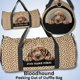 犬の名前を追加するBloodhound ダッフルバッグ