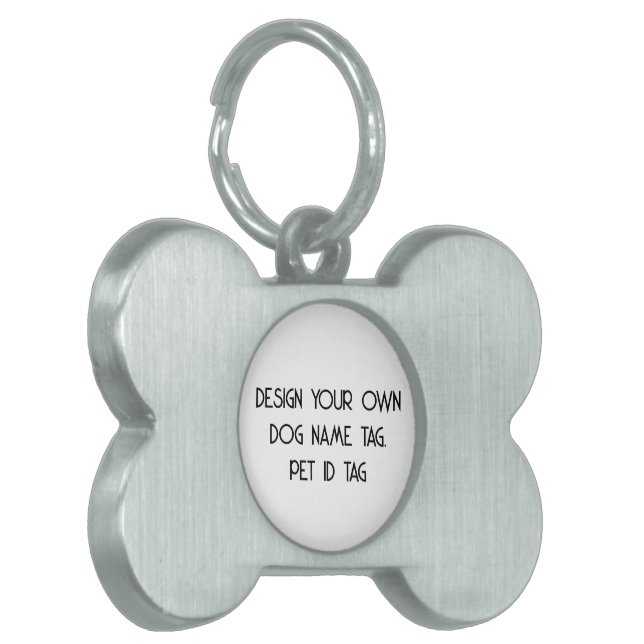 犬の名前タグ、独自のクリスマスプレゼントを作成 ペットネームタグ (正面左)