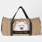 犬の名前、名前、Spitzを追加日本のする ダッフルバッグ (正面)