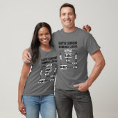 犬の吠えるロジック、おもしろい犬贈おもしろい与、Bluetick Tシャツ (ユニセックス)