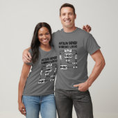 犬の吠えロジック、おもしろい犬ギフトおもしろい、アラスカM Tシャツ (ユニセックス)