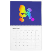 犬の命のおもしろい カレンダー (3月 2027)