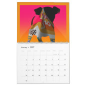 犬の命のおもしろい カレンダー (1月 2027)