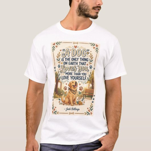 犬の品種ギフト Tシャツ (正面)