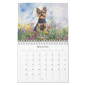 犬の品種 – スモールカレンダー カレンダー (3月 2026)