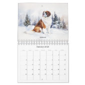 犬の品種 – スモールカレンダー カレンダー (1月 2026)