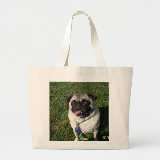 犬の品種 ラージトートバッグ (正面)