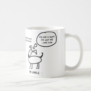 犬の品種-雑種犬のマグ コーヒーマグカップ