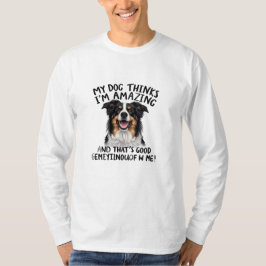 犬の喜びの引用 Tシャツ