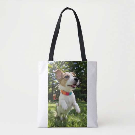 犬の喜びの輝き トートバッグ (正面)