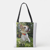 犬の喜びの輝き トートバッグ (裏面)