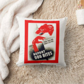 犬の噛み跡を報告 クッション (ブランケット)