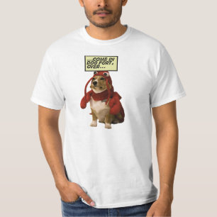 犬の城砦からの赤いロブスター Tシャツ