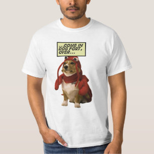 犬の城砦からの赤いロブスター Tシャツ