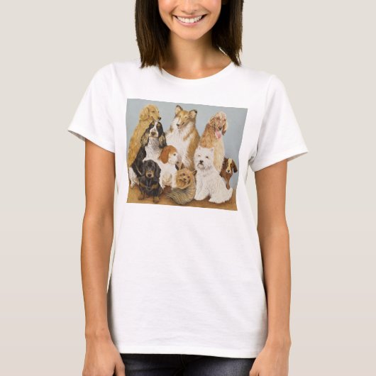 犬の夕食 Tシャツ (正面)