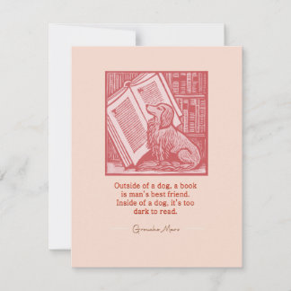 犬の外 ノートカード
