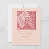 犬の外 ノートカード (正面)