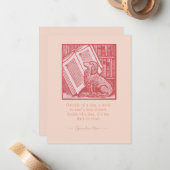 犬の外 ノートカード (正面/裏面インサイチュ)