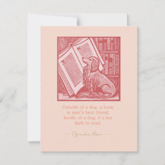 犬の外 ノートカード