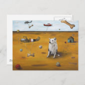 犬の夢 ポストカード (正面/裏面)