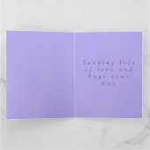 犬の大きい「想い出」カードをパーソナライズ カード (内部)