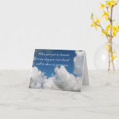 犬の天国 カード (黄色い花)